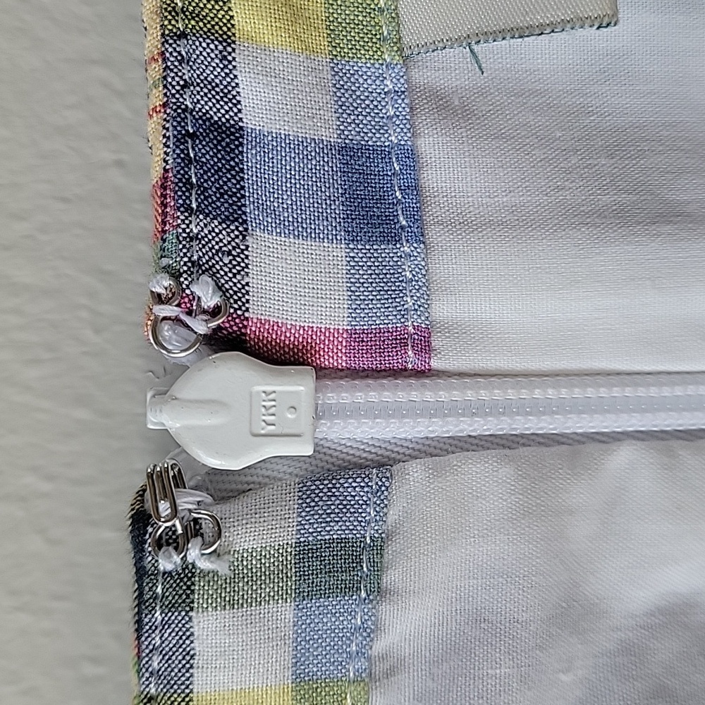 Ll Bean Striped Coloful Patchwork Sleeveless Cott… - image 7